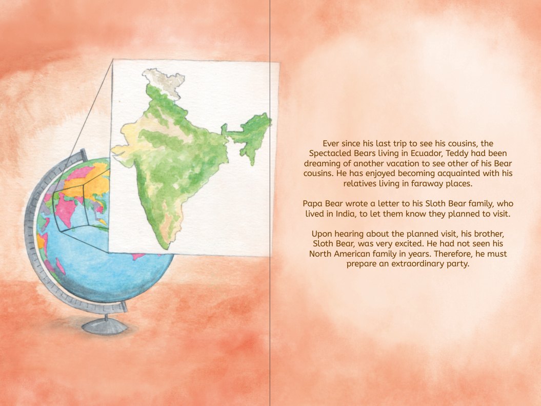Interior illustration from Journey to India